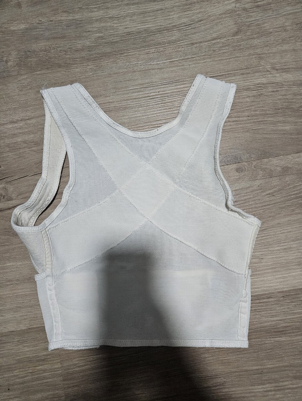 Vintage Sears Scientific Support Posture Brace Back Support Vest White